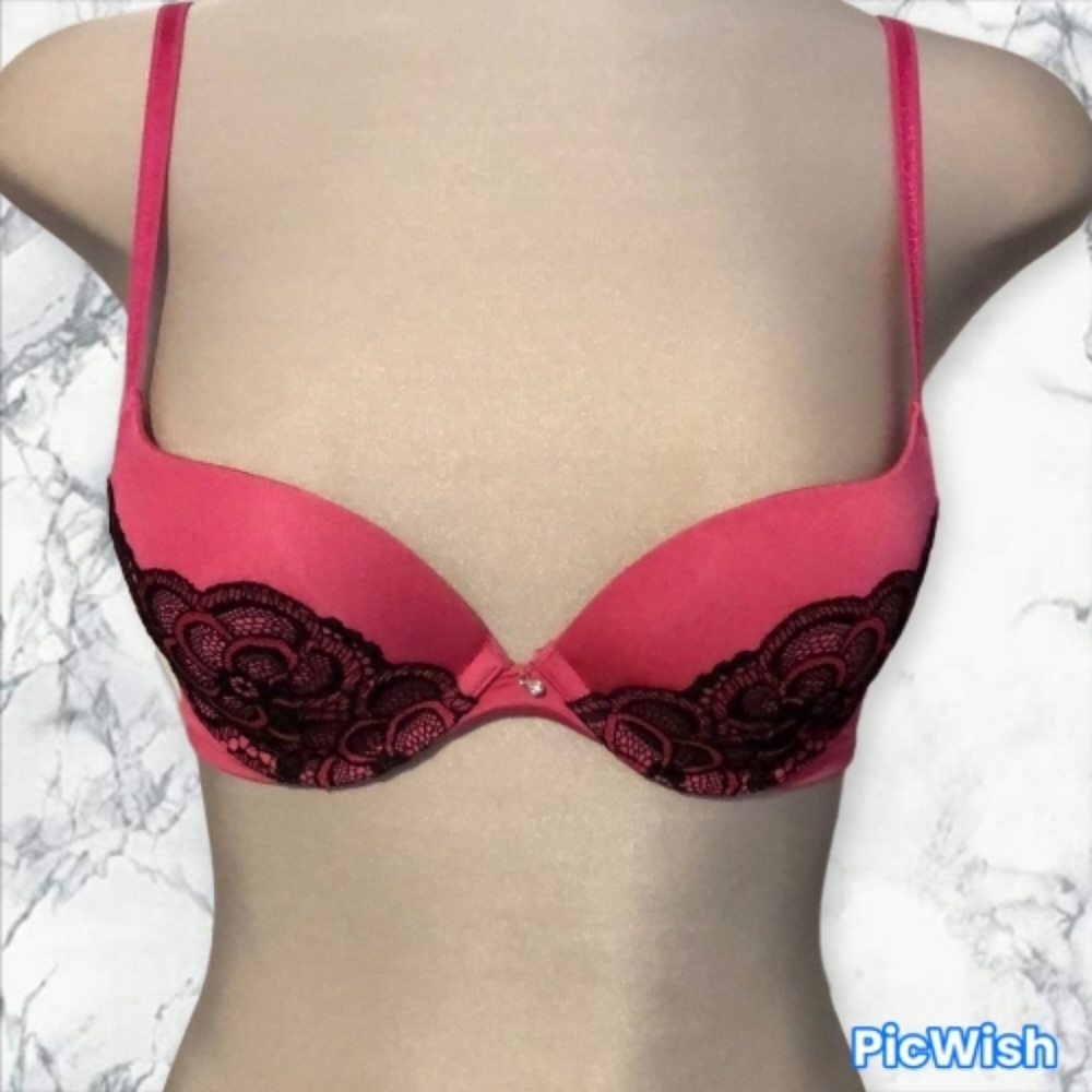 Pink & Black Adore Me Bra